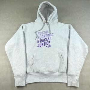 Camber Sportswear Heavyweight Grey Pullover Hoodie XL AOC Justice Made in USA